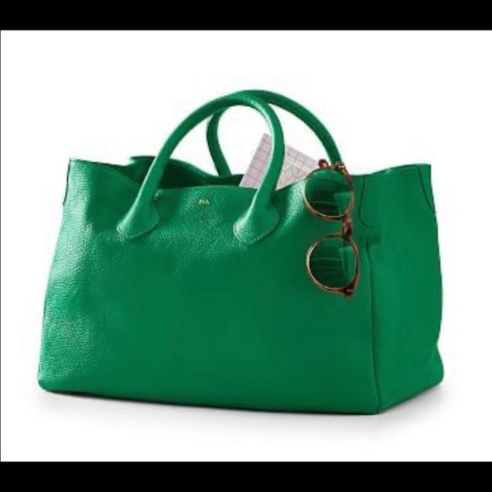 Mark & Graham Elisabetta Tote handbag Kelly Green